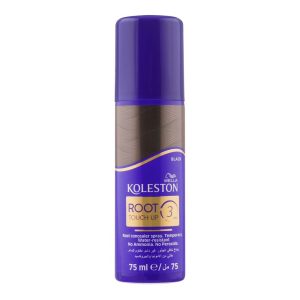 Wella Koleston Roots Touch Up 3 Sec Root Concealer Hair Spray Black 75ml