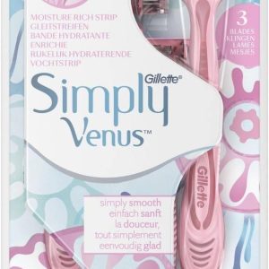 Gillette simply venus simply smooth razor 3 Blades pack of 3pcs