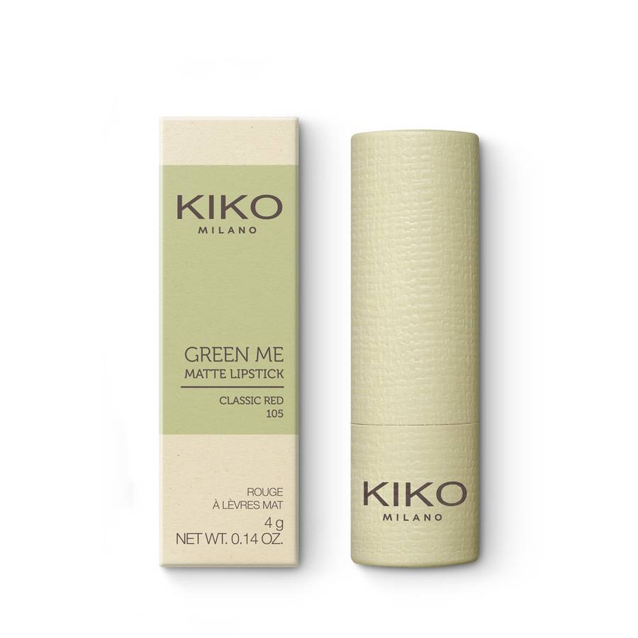 Kiko Green Me Matte Lipstick 105 Classic Red - Image 4