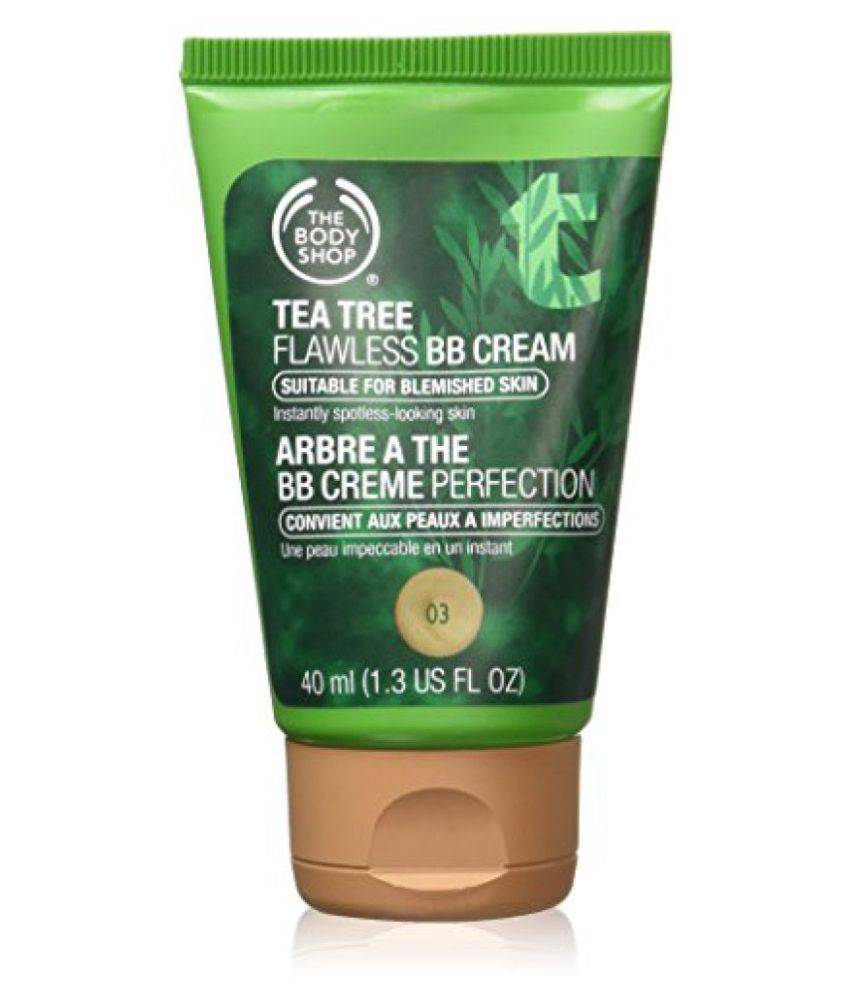The Body Shop Tea Tree Flawless BB Cream Foundation 03-Dark Beige 40 ml