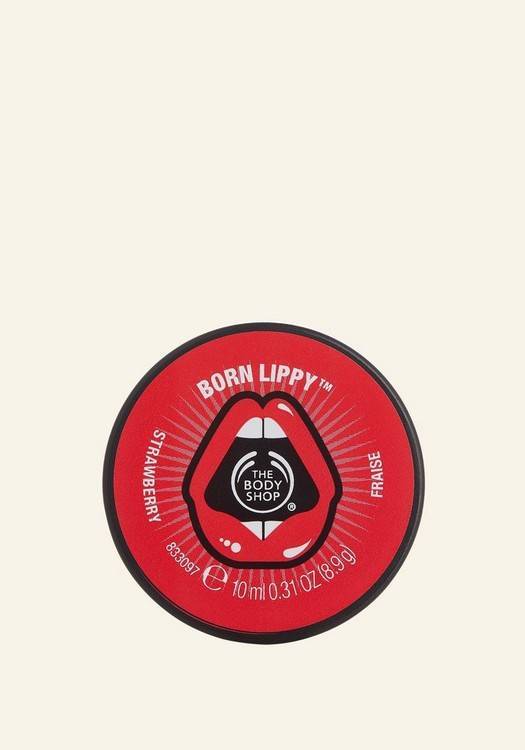 The Body Shop Born Lippy Lip Balm Strawberry 10g