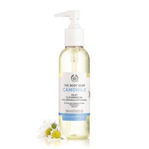 The Body Shop Camomile Silky Cleansing Makeup Remover Oil 200ml