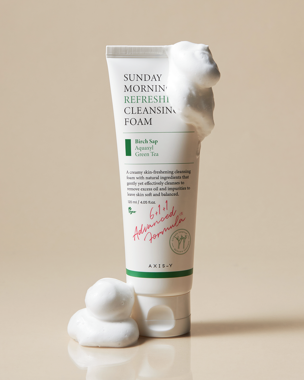 AXIS-Y Sunday Morning Refreshing Cleansing Foam 120ml - Image 2