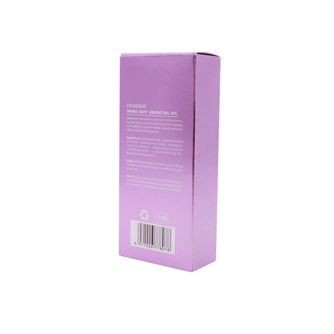 FG Gewei Shine Soft Essential Oil 100ml - Image 3