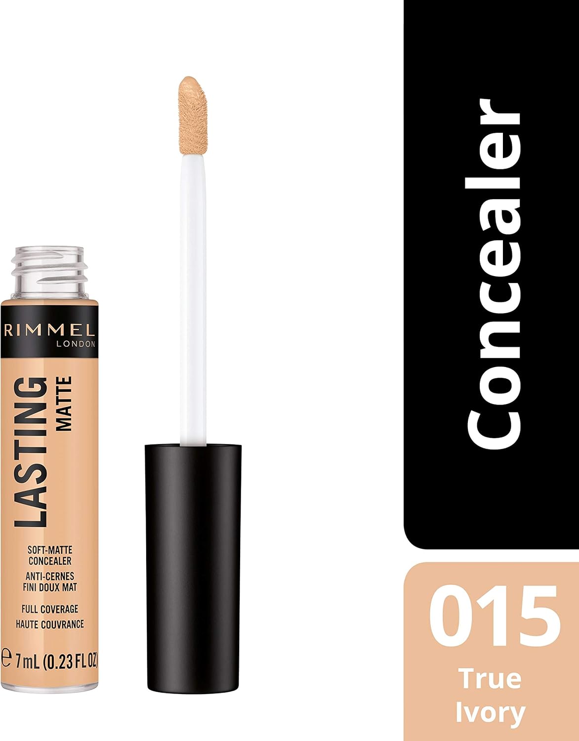 Rimmel Lasting Matte Full Coverage Concealer 015 - True Ivory