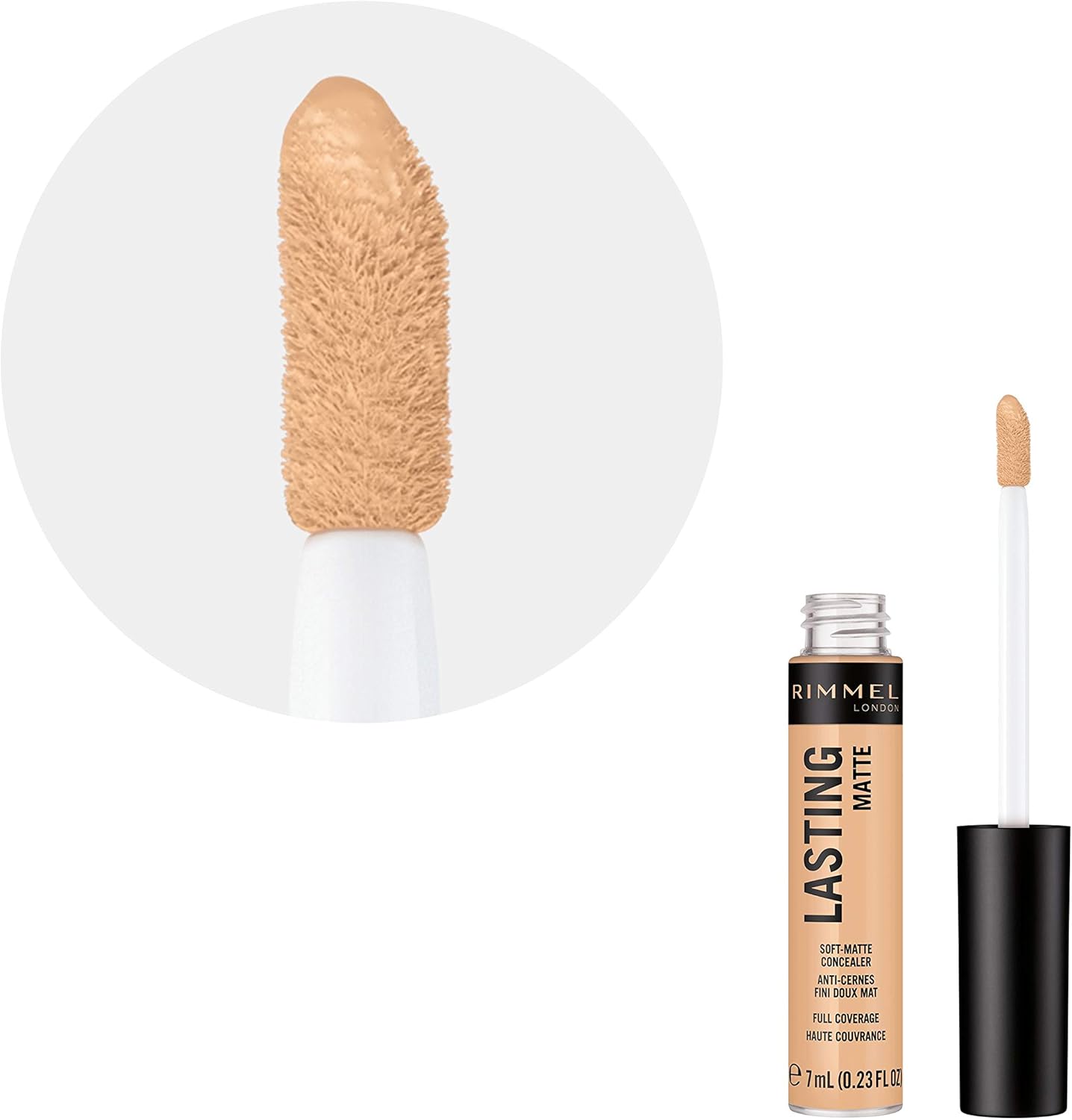 Rimmel Lasting Matte Full Coverage Concealer 015 - True Ivory - Image 2