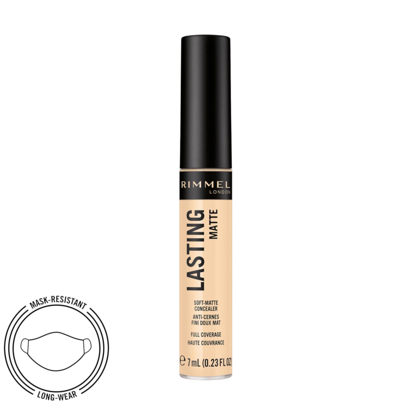 Rimmel Lasting Matte Full Coverage Concealer 005 Porcelain - Image 2