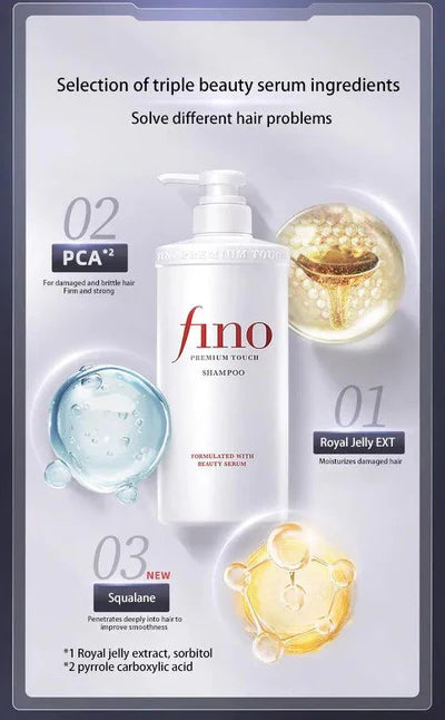 Shiseido Fino Premium Touch Hair Shampoo 550ml - Image 3