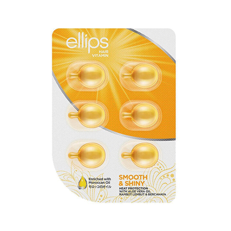ELLIPS Hair Vitamin Treatment Serum For Smooth & Shiny Hairs 12 Capsule - Image 2