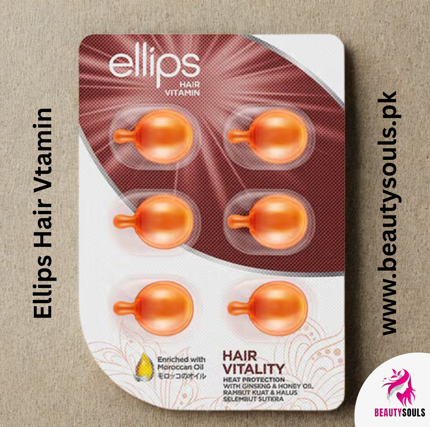ELLIPS Hair Vitamin Treatment Serum For Weak Thin Hairs 12 Capsules