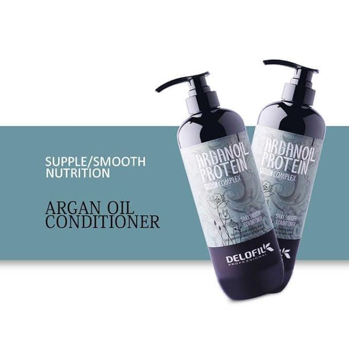 Delofil Professional Argan Oil Protein Silky Smooth Conditioner 500ml - Image 2
