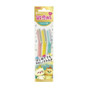 Feather Piany Facial Contouring Knives for Sensitive Skin 3-Piece PIB-L JAPAN