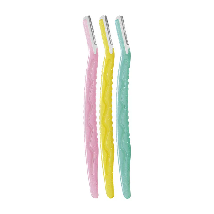 Feather Piany Eyebrow Razor for Sensitive Skin 3-Piece Pack PIB-ML JAPAN - Image 2