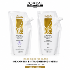 Loreal Professionnel XTenso Smoothing Cream For Resistant  Hair 400ml & Neutralizing Cream 400ml