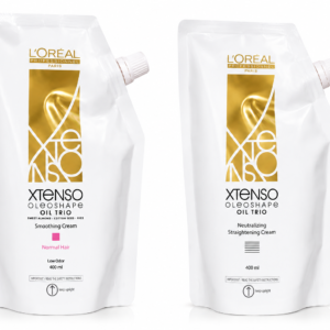Loreal Professionnel XTenso Smoothing Cream For Normal Hair 400ml & Neutralizing Cream 400ml